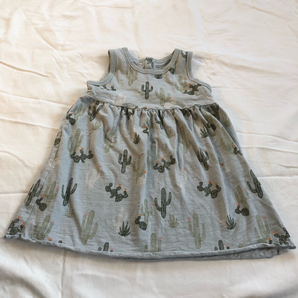 🌟 Little Co. Dress, Cactus Print, 4T